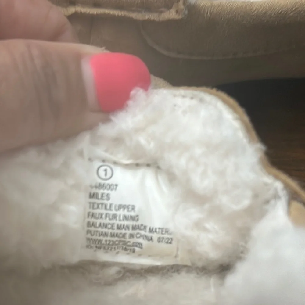 Cozy Tan Kids Slippers